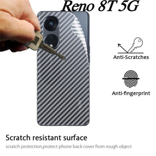 Reno8T 5Gตรงรุ่น(พร้อมส่งในไทย)ฟิล์มหลังเคฟล่าOPPO Realme C53/A98 5G/Realme C55/Reno 8T 5G/A78 5G/A58 5G