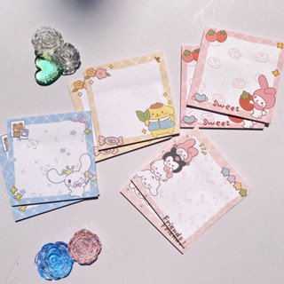 sanrio กระดาษโน๊ต โพสอิท (ชนิดมีกาว) 20แผ่น(+-1)