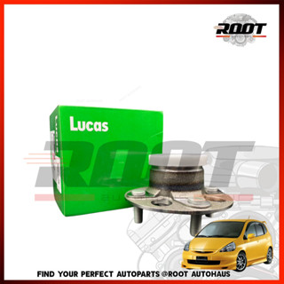 LUCAS ลูกปืนล้อหลังติดดุม ABS สำหรับ HONDA JAZZ GD CITY DRUM ปี 03-08 เบอร์ LHB025S