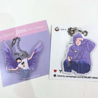 Keychain BTS IG j.m Me,Myself Jimin ID: Chaos IG J.M in Busan พวงกุญแจ บีทีเอส บังทัน จีมิน by mommyjiminn