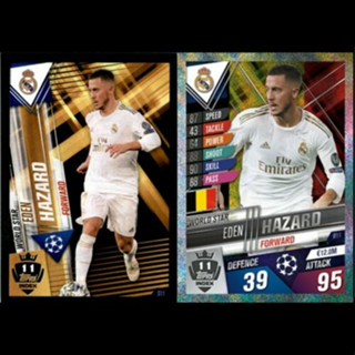 Eden Hazard (Real Madrid CF) W11.  MATCH ATTAX 101 2019/20 - WORLD STAR