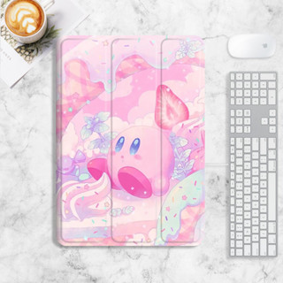 Pokémon Kirby เคส iPad air1/2/3/4/5 mini4/5/6 เคสไอแพด 10.2 gen7/8/9 gen10 เคสซิลิโคน มีที่ใส่ปากกา 2022 pro11 case