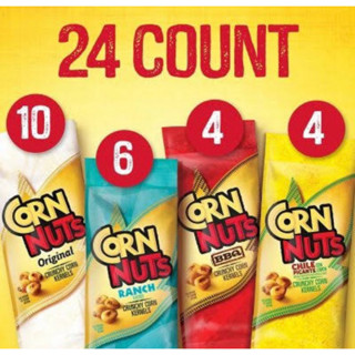 ข้าวโพดอบกรอบ2รสชาติ นำเข้าจากอเมริกา🇺🇸Corn nuts 113กรัม รสออริจินัล&amp;บาร์บีคิว