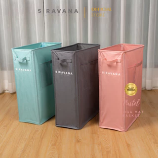 SIRAVANA ตะกร้าจัดเก็บเสื่อโยคะ รุ่น Pastel Yoga Mat Basket
