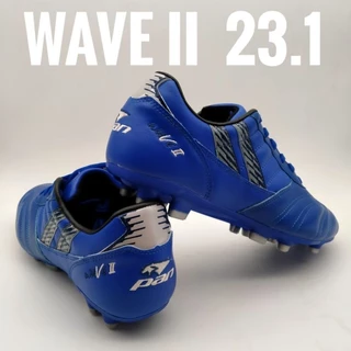 (PANลิขสิทธิ์💯)ไซส์ 39-45 รองเท้าฟุตบอล/สตั๊ด PAN WAVE II หนังแท้ ***หนังวัว***