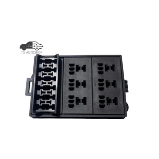 รีเลย์รถยนต์ กล่องฟิวส์รถยนต์ Socket Relay 5 ขาเล็ก 6 ช่อง พร้อมช่องฟิวส์เสียบใหญ่ ATC 6 ช่อง พร้อมพิน