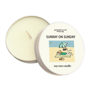 Summerstuff.marine - Sunray on Sunday soy candles (60g)