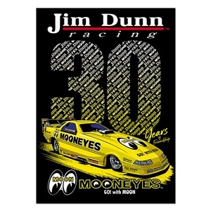 30th Jim Dunn Racing x MOONEYES Funny Car Poster (โปสเตอร์)