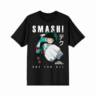 My Hero Academia - เสื้อยืด Deku Smash เสื้อผ้าคู่รักชายหญิง