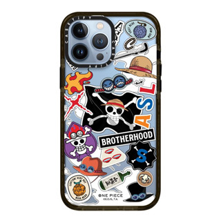 (พร้อมส่ง)13ProMax Casetify Onepiece Brotherhood Sticker Impact Case