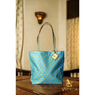 กระเป๋าผ้าไหมไทย Thai Silk Tote Bags (Thai Silk รหัส 146)