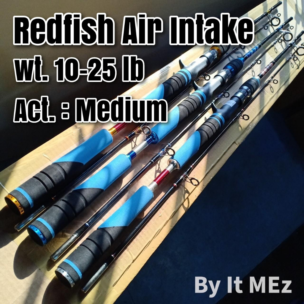 ของแท้ ราคาถูก ❗❗ คันเบ็ดตกปลา คันตัน คันเบสหน้าดิน Redfish Air Intake Line wt.10-25 lb. เหมาะกับงาน