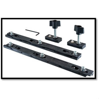 MICROJIG ZP9-B2S2 Double ZeroPlay Miter Guide Bars - แท่งสไลด์สำหรับใช้กับราง Miter ชนิดปรับได้ (แบบแพ๊คคู่)พร้อมตัวหยุด