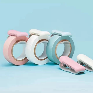 KOKUYO Karu Cut ที่ตัดเทปตกแต่ง สไตล์มินิมอล โทนสีพาสเทล ขนาดพกพา สำหรับตัดม้วนเทป ขนาด 10-15 / 20-25 มม.