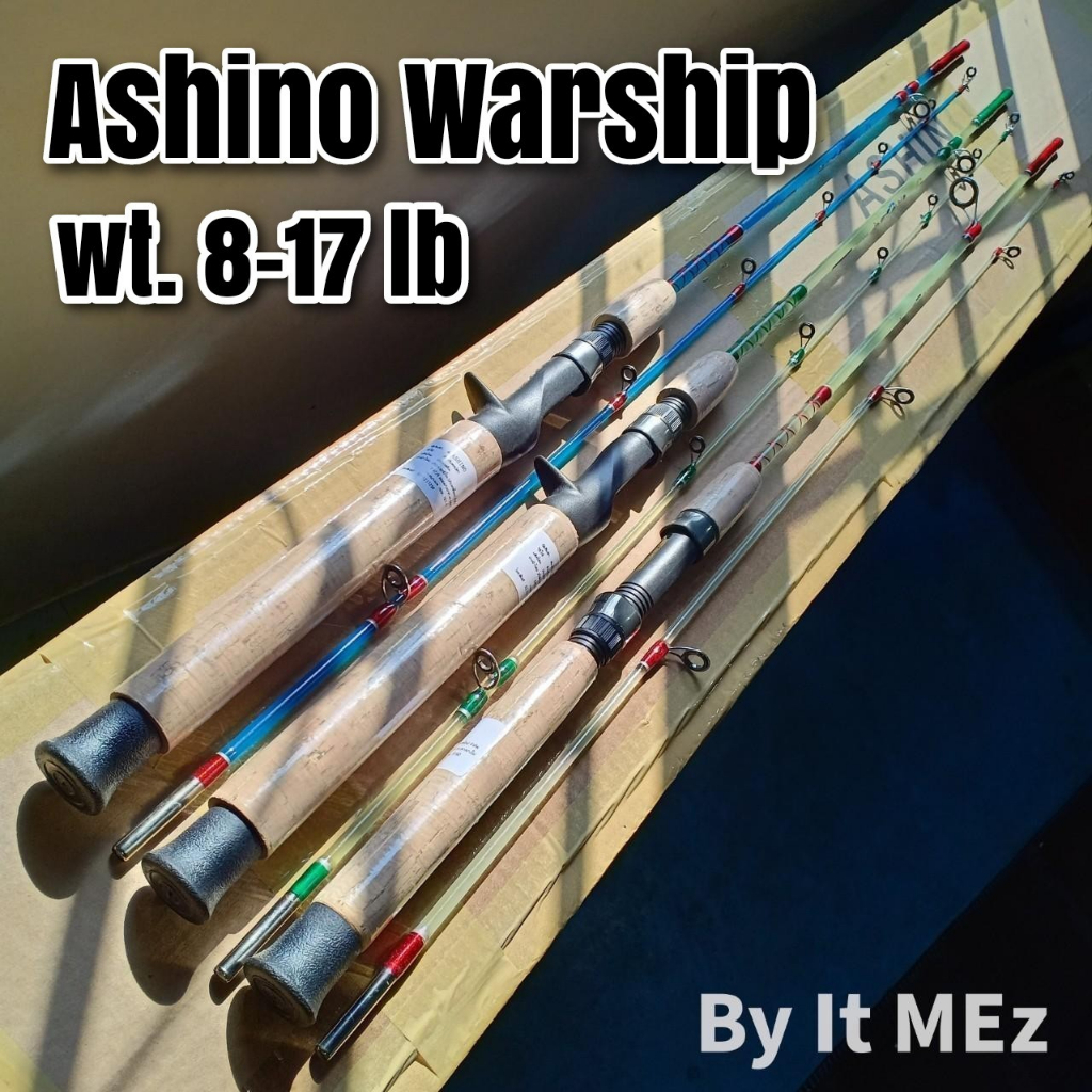 ของแท้ ราคาถูก คันเบ็ดตกปลา คันตีเหยื่อปลอม คันตัน Ashino Warship Line wt. 8-17 lb เหมาะกับงานช่อน ชะโด กระสูบ