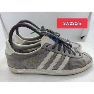 Adidas Size 37 ยาว 23 รองเท้ามือสอง ผู้หญิง ผู้ชาย ผ้าใบ แฟชั่น ทำงาน ลำลอง เดิน  เที่ยว วิ่ง ออกกำลังกาย