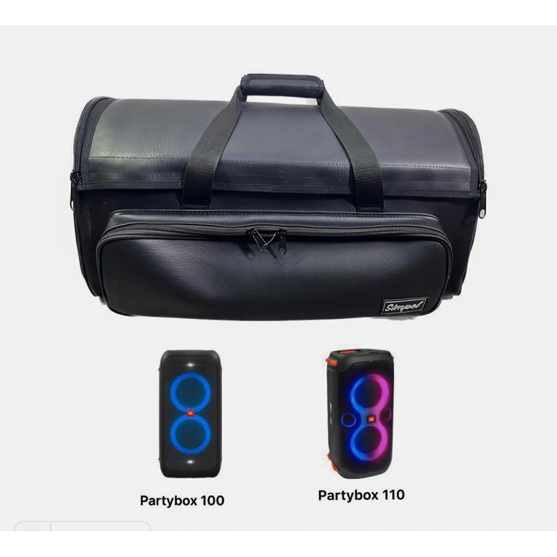 กระเป๋ากระเป๋า ใส่ลำโพง JBL Partybox 100-110 ใส่ได้พอดี (ตรงรุ่น)แบบหนัง กันน้ำ