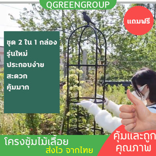 🚀QGreen พร้อมส่ง !!ส่งเร็ว!!🚀โโครงไม้เลื้อย / โครงไม้เลื้อยกุหลาบ/โครงไม้เลื้อยรูปตัวยู / ซุ้มไม้เลื้อย / ซุ้มกุหลาบ เสา