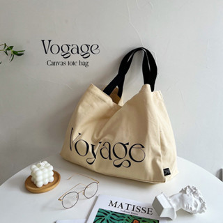 กระเป๋าผ้าแคนวาสเกาหลี”voyage”