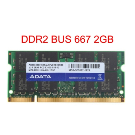 RAM DDR2 NB Adata 2GB ส่งไว PC2-5300S DDR2 667Mhz RAM Memory Laptop SODIMM Non-ECC แรมโน้ตบุ้ค