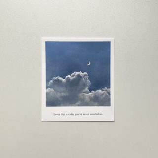 [Pre-order] skyfolio - Polaroid postcard moon and cloud