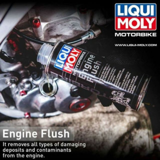 Liqui Moly Engine Flush Shooter น้ำยาล้างภายในห้องเครื่องสำหรับมอเตอร์ไซค์ LIQUIMOLY MOTORBIKE 4T ENGINE FLUSH 250ml