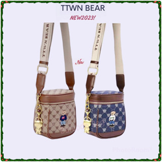 ✨TTWN BEAR✨กระเป๋าหมี🧸ทรงกระปุกน้องหมี🆕️รุ่นใหม่ล่าสุด✨สายสปอร์ต สวยมาก