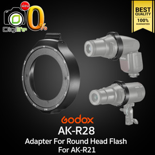 Godox Adapter AK-R28 อแดปเตอร์สำหรับแฟลชหัวกลม เพื่อใช้กับ  AK-R21 Projection Attachment ( V1 , AD100Pro , AD200 )