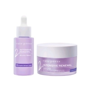 Cute Press Intensive Renewal Booster Serum, Cute Press Intensive Renewal Sleeping Mask