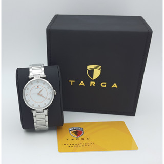 นาฬิกา TARGA WOMENS TA026505 QUARTZ WHITE DIAL พร้อมกล่อง (ใหม่)