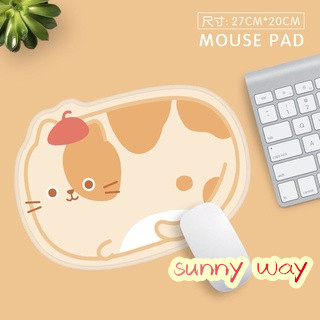 🌸แผ่นรองเม้าส์ รูปแบบการ์ตูนน่ารัก แผ่นรองเม้าส์ลายการ์ตูน Mouse Pad ที่รองเมาส์ แผ่นรองเมาส์เกมมิ่ง ขนาดเล็กพกพาสะดวก