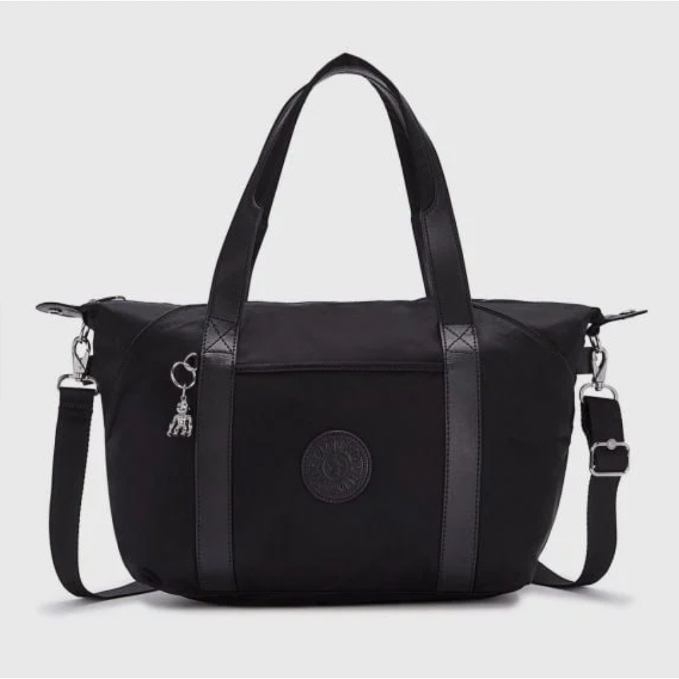 KIPLING Art Totes - Paka Black กระเป๋าKipling สะพายข้าง สายยาว ผู้หญิง ของแท้ 100%
