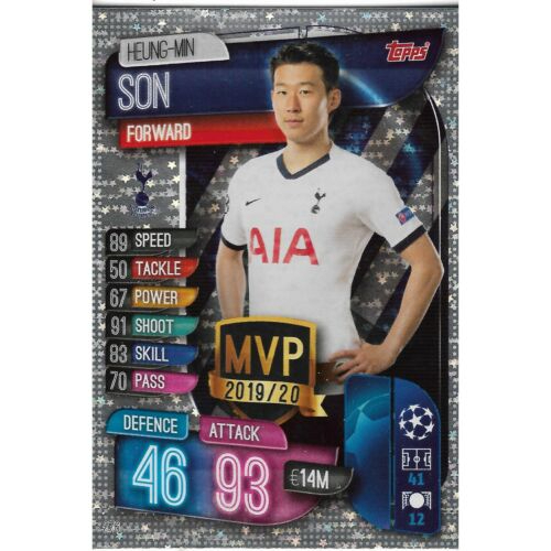 Heung-Min Son (Tottenham Hotspur) 276.   MVP - Match Attax 2019/20 - Champions League