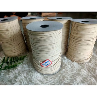 Macrame  wax cord เชือกเมคราเม่เคลือบแว๊กซ์ 3 mm. 200 m.