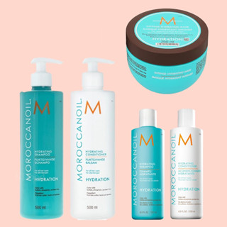 Moroccanoil hydrating 250 500 1000 ml.สำหรับผมแห้ง บำรุงเส้นผมแห้งและขาดน้ำ ด้วยความชุ่มชื้นที่ล้ำลึก