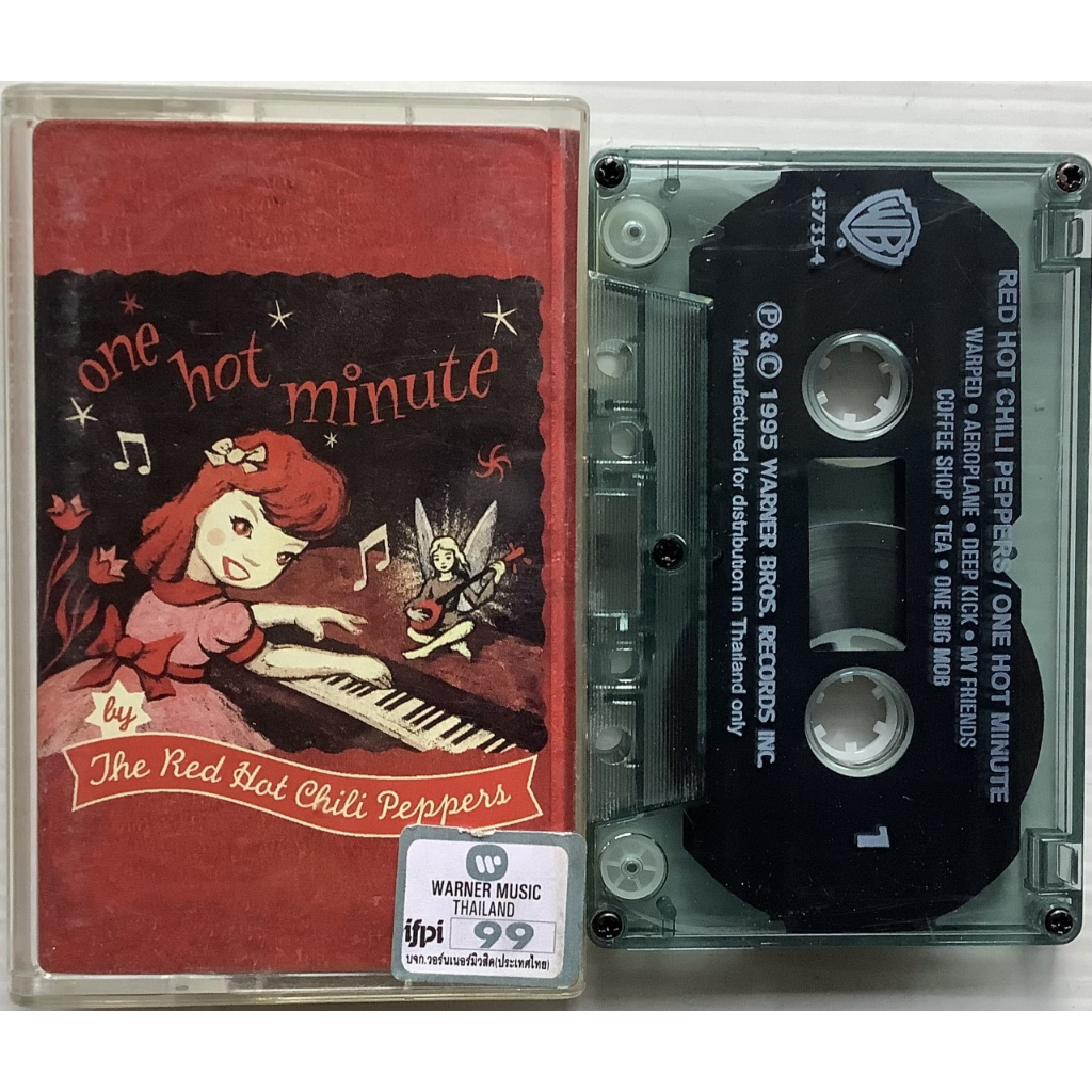 Cassette Tape เทปคาสเซ็ตเพลง Red Hot Chili Peppers อัลบั้ม One Hot Minute ลิขสิทธิ์