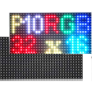 แผ่นป้ายไฟ SMD LED ชนิด Outdoor P10 กันน้ำ อายุการใช้งาน 100000 ชั่วโมง สีเขียว