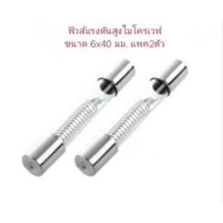 ฟิวส์ไมโครเวฟ(แพค2ตัว)ขนาด5 KV 0.65 A, 0.7 A, 0.75 A, 0.8 A,0.9A