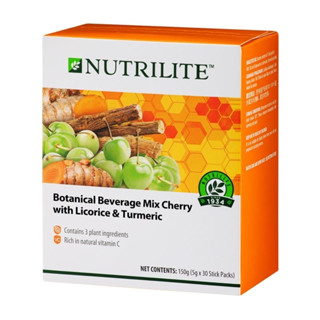 นิวทริไลท์ เฮอร์บัล มิกซ์ Nutrilite Botanical Beverage Mix Cherry With Licorice &amp; Turmeric