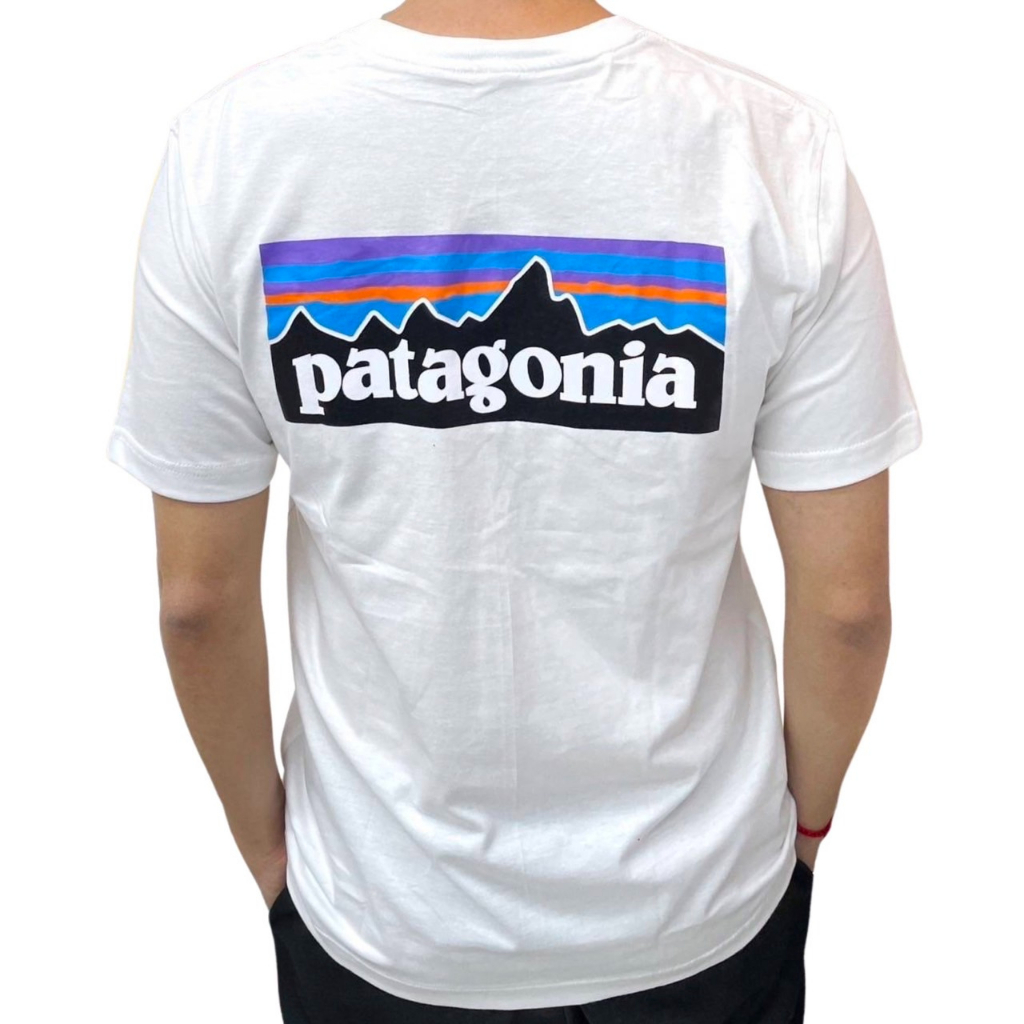 เสื้อคอกลมผ้าคอตตอนสกรีน Patagonia สกรีนหน้า-หลัง ผ้านุ่มมาก ใส่สบาย ไม่ร้อน ไม่ย้วย งานสวย มีถึง 5XL รอบอก 52 นิ้ว