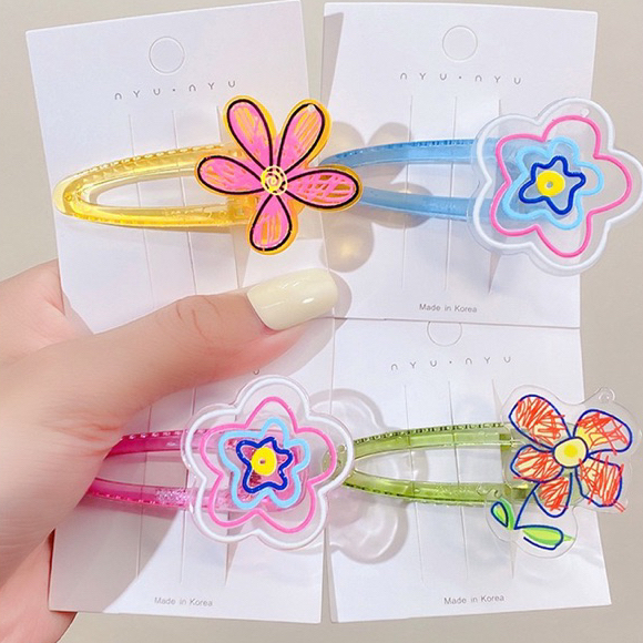 พร้อมส่งจากไทย กิ๊บสีสันสดใสลายน่ารัก ราคา ถูกที่สุด ดีลบีเคเค แกลเลอรีภาพที่ 5