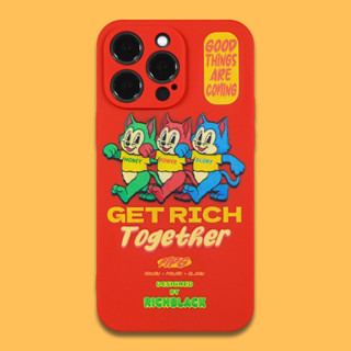 RichBlackcase แท้ 💯Get rich together red cats ส่งฟรี✅