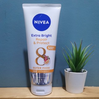 นีเวีย​ เอ็กซ์ตร้า ไบรท์ รีแพร แอนด์ โพรเทค เอสพีเอฟ50 พีเอ+++ NIVEA Extra Bright Repair &amp; Protect Lotion​(320ml)