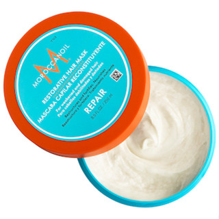 Moroccanoil restorative hair mask 250g สุตรสำหรับผมแห้งเสียจากเคมี เหมาะสำหรับผู้ที่ทำเคมีผมมาก ๆ    ซ่อมแซมโครงสร้าง