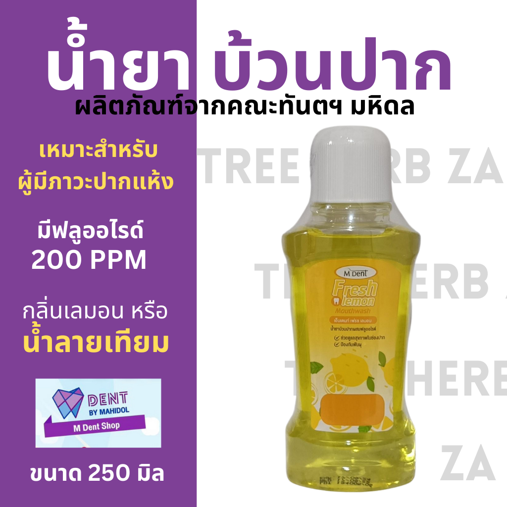 M Dent น้ำลายเทียม น้ำยาบ้วนปากสำหรับผู้มีสภาวะปากแห้ง