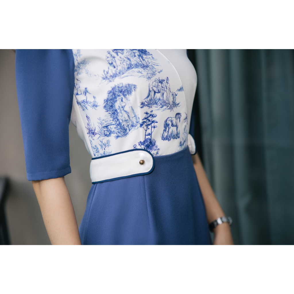 VERSILLES' dress (LIMITED FABRIC PRINT)