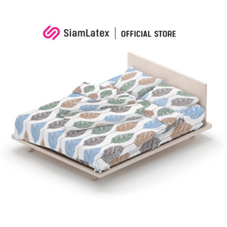 SiamLatex Resta Tropicana Hill ชุดผ้าปูที่นอน ครบเซ็ต 6 ชิ้น มีผ้านวม ขนาด 3.5/5/6 ฟุต ลาย ทรอปิคาน่า ฮิลล์ ผ้าคอตตอน นิ่ม สบาย