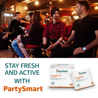 Himalaya party smart สมุนไพรแก้แฮงค์ สายดื่มห้ามพลาด ของแท้จากอินเดีย🇮🇳 อยากซื้อยกกล่องกดสั่ง5ชิ้นคะหมดอายุ 06/2025