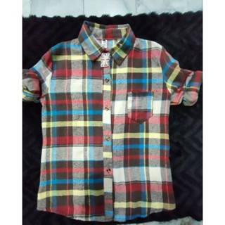 เสื้อเชิ้ตลายสก๊อตอกไม่เกิน42" ใส่ได้