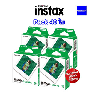 ส่งฟรี*Fujifilm instax SQUARE Instant Film ฟิล์ม Pack10*4กล่อง40ใบ*Lotใหม่10/2024